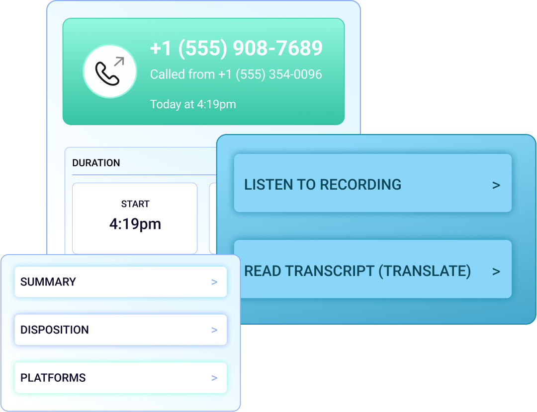 Built for oversight portal screenshot